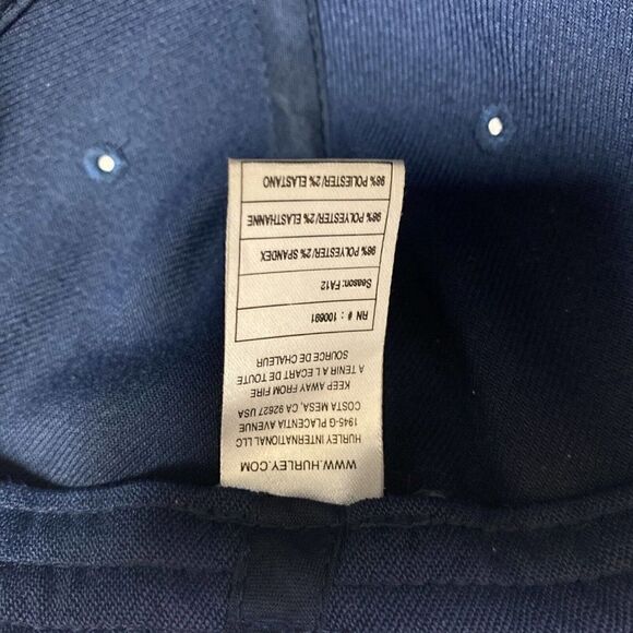 Hurley Men's Baseball Cap Black - Stretch Fit M/L‎ - Picture 6 of 7